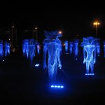 sculptures: Verdure; lumières: Tory